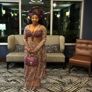 African Asoebi Beaded Corset Dress-Custom made Asoebi in Maryland USA